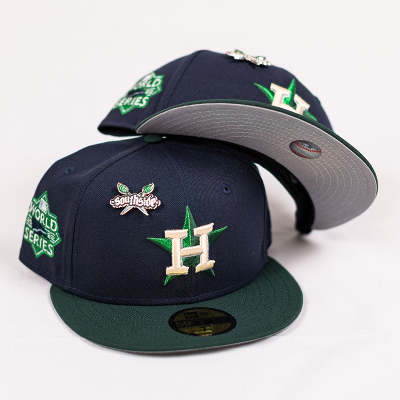 Creator Pack Navy Green Houston Astros New Era Hat 5950 Fitted 7