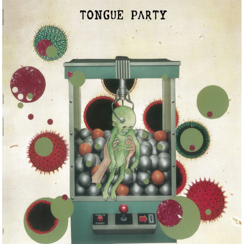 Tongue Party – Looking For A Painful Death Clear Color Vinyl LP Record