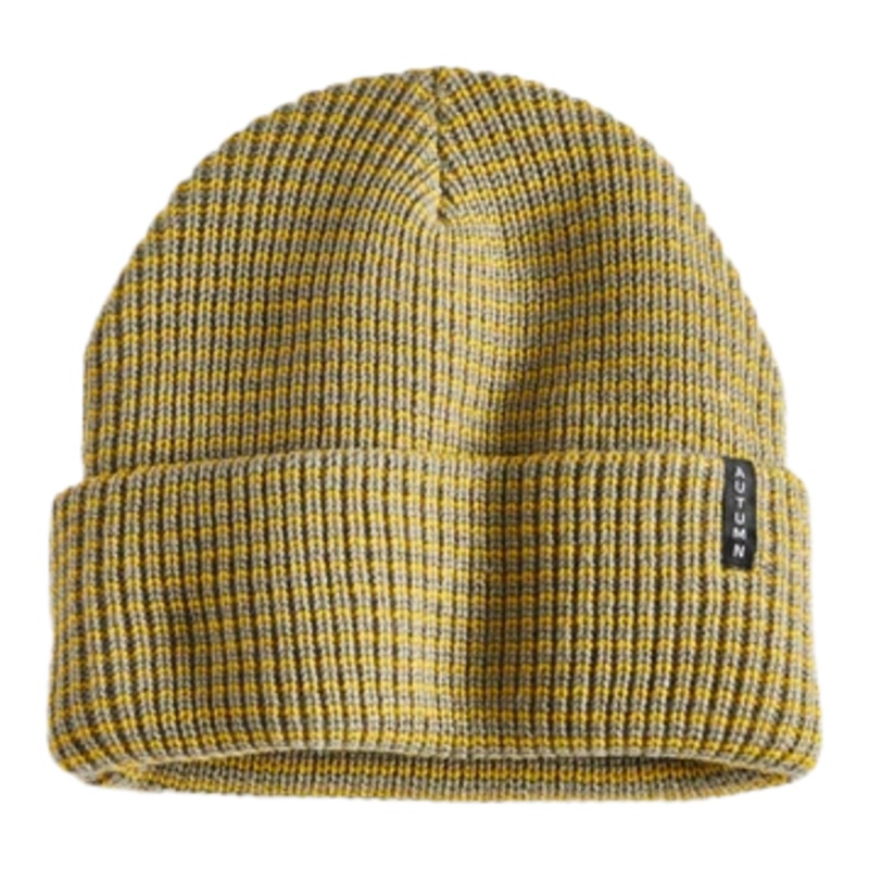 Autumn 2025 Select Stripe Beanie Stone Grey