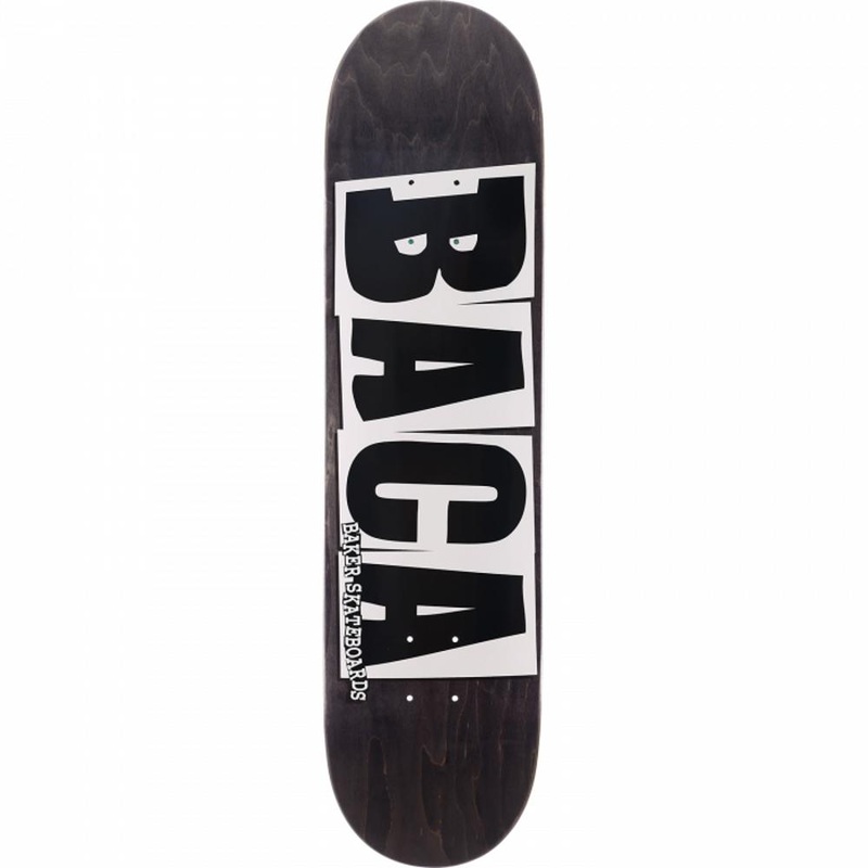Baker Baca Logo Grey 8.0″ Skateboard Deck Deck