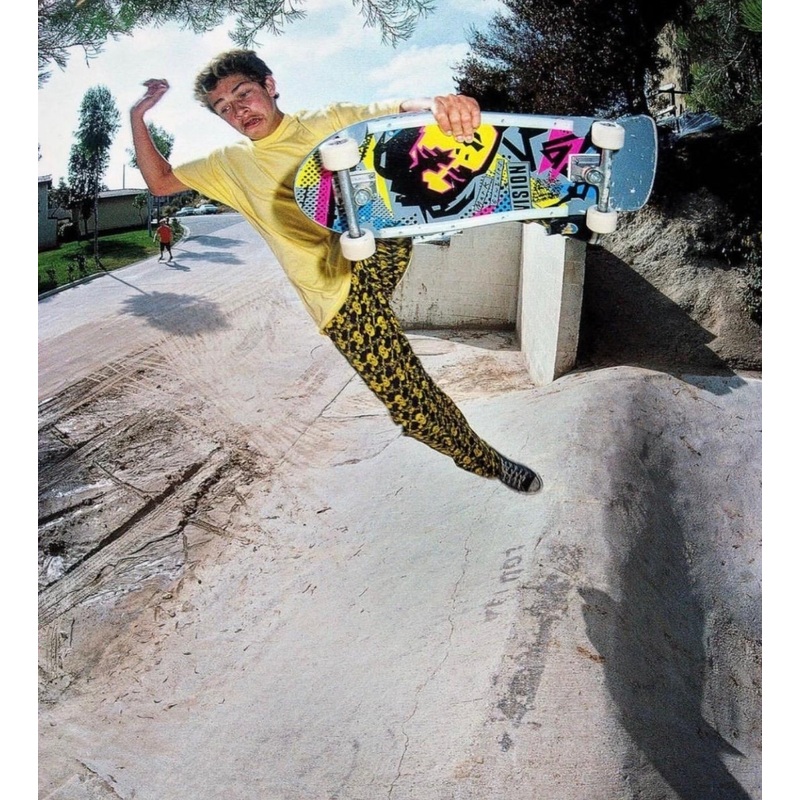 VISION GONZ with WHEEL WELLS reissue Skateboard Deck – Rare GRAY DIP