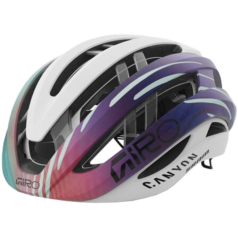 Giro Aries Spherical Road Helmet – Canyon-Sram Racing (2025) White/Blue