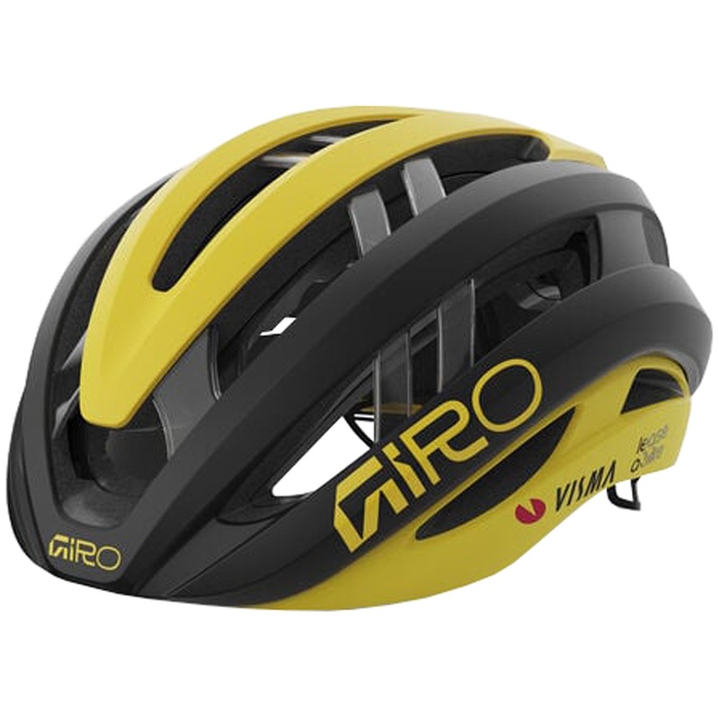Giro Aries Spherical Road Helmet – Visma-Lease A Bike (2025) Black/Yellow