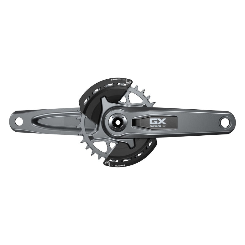 SRAM GX Eagle T-Type Wide Crankset – 165mm 12-Speed 32t Chainring Direct Mount 2-Guards DUB Spindle Interface Dark Polar