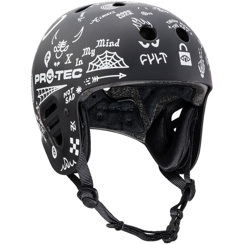 Pro-Tec Full Cut Cult Helmet – Matte Black X Small