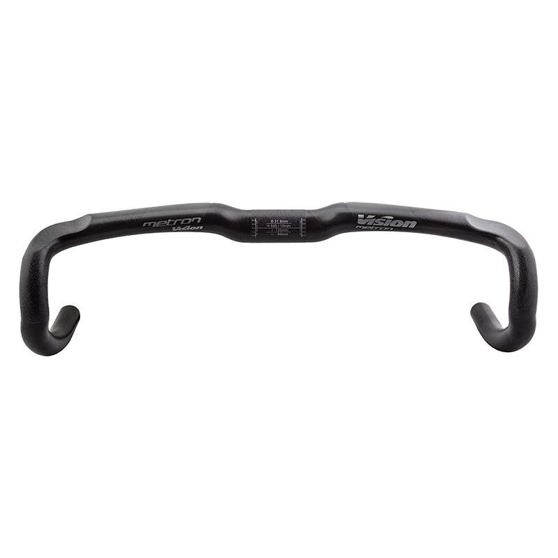Vision Metron 4D Drop Handlebar – Carbon 31.8mm 44cm Black