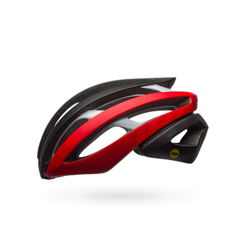 Bell Z20 MIPS Road Helmet – Matt Black-Red-White Matt Black – Red – White Small