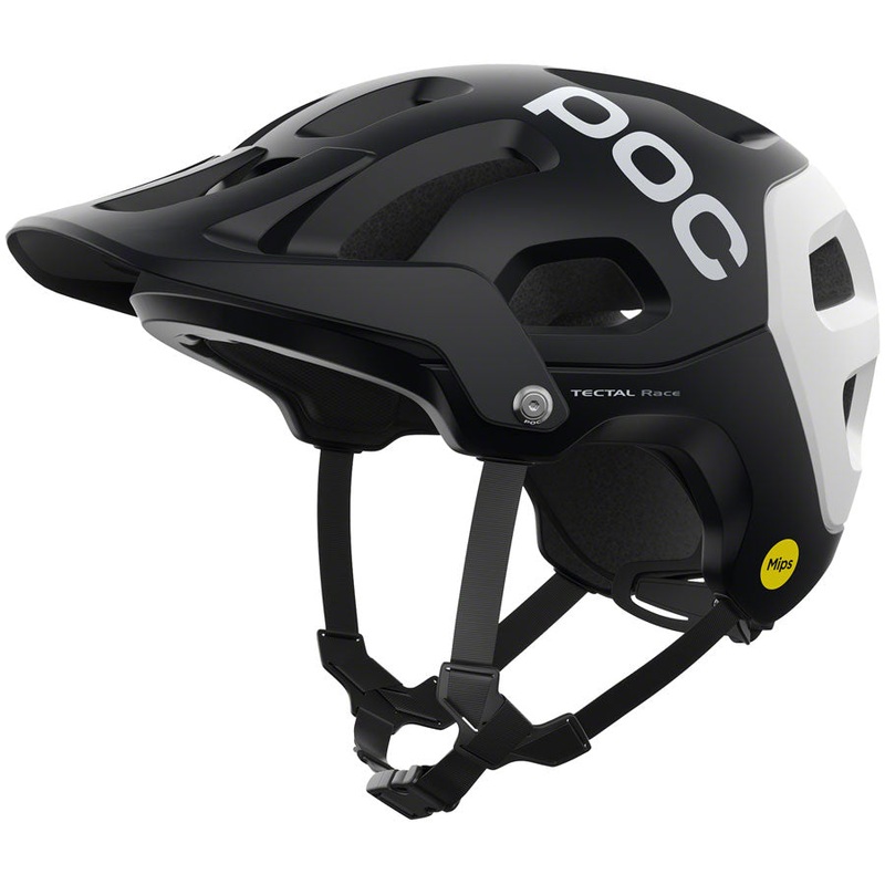 POC Tectal Race MIPS Helmet – Black/White, Medium
