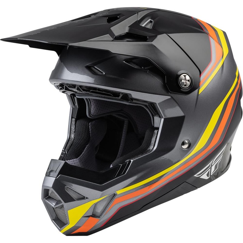 Fly Racing Formula CP Speeder S.E. Helmet – Black/Yellow/Red X Small