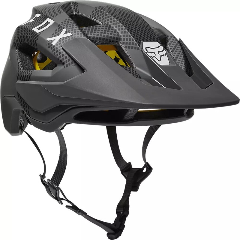 Fox Racing Speedframe Camo MIPS Helmet – Grey Camo, Medium