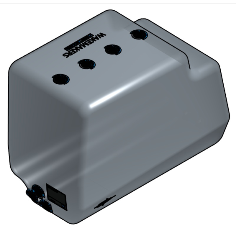 WakeMAKERS 2019+ Moomba Max/Makai ExactFIT Starboard Rear Locker Ballast Bag – 1345 lbs