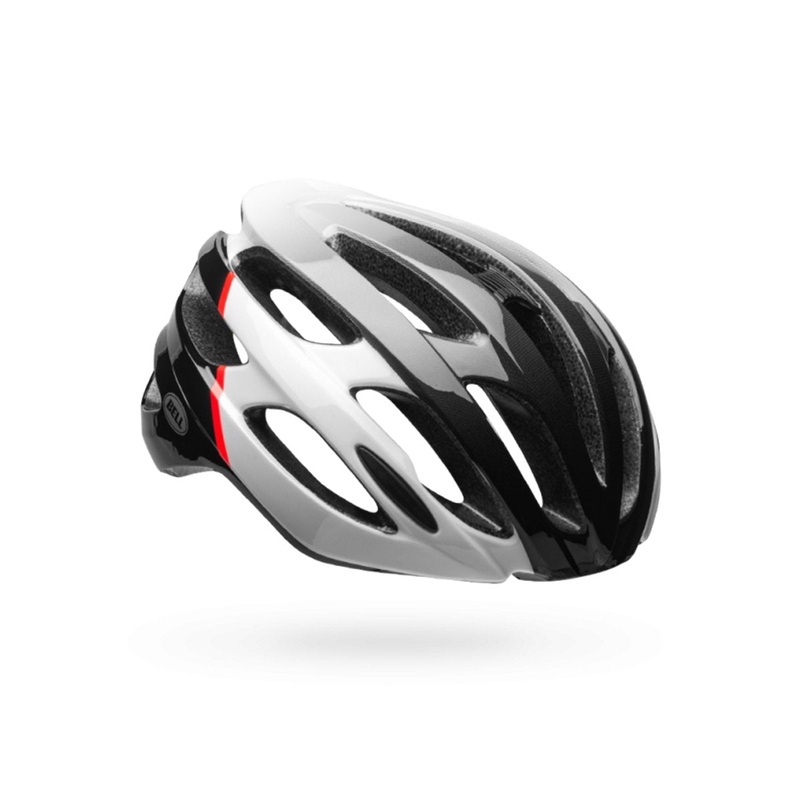 Bell Falcon MIPS Road Helmet – Gloss White-Infrared-Black