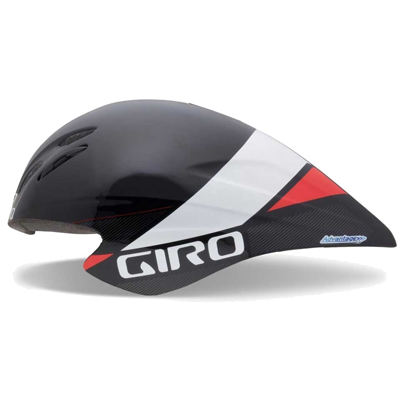 Giro Advantage 2 Time Trial Road Helmet – Red-Black