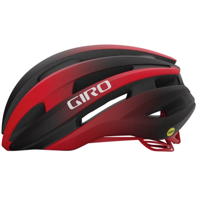 Giro Synthe MIPS II Road Helmet – Matt Black-Bright Red – 2024