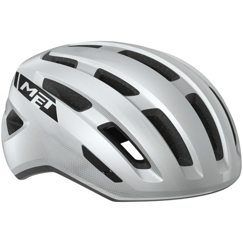 MET Miles MIPS Helmet – White, Glossy, Medium/Large