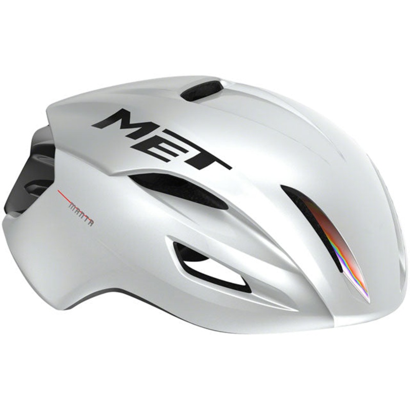 MET Manta MIPS Helmet – White Holographic, Glossy, Small