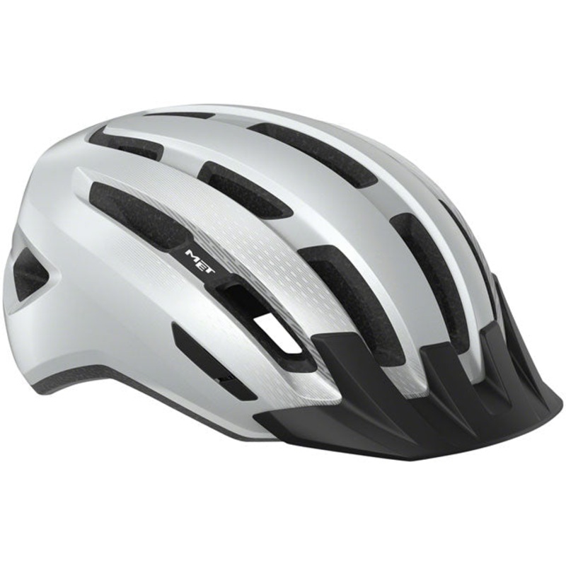MET Downtown MIPS Helmet – White, Glossy, Medium/Large